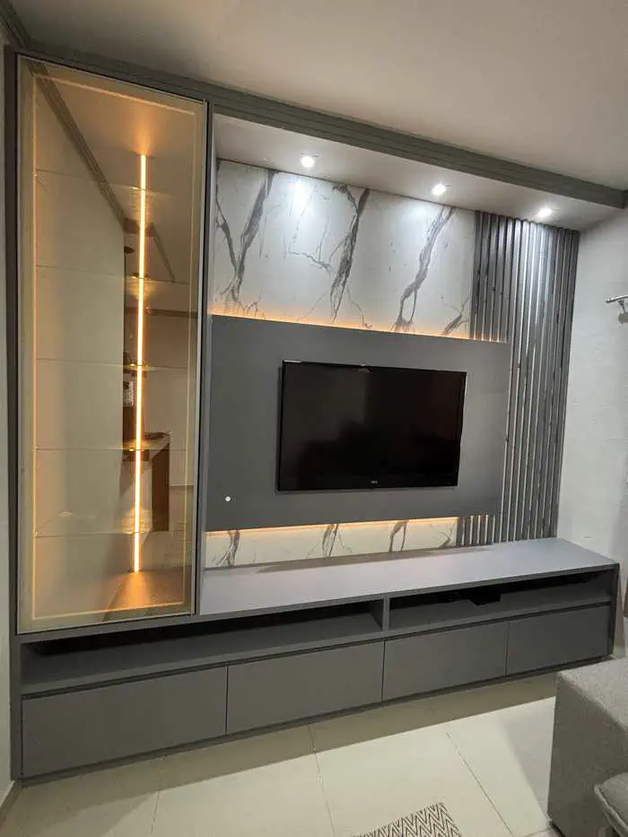 Sala planejada em Uberlândia — Pontual Móveis